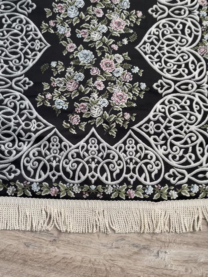 Intricate Rose- Black